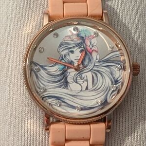 Disney Rose Gold Stainless Steel Watch Back
